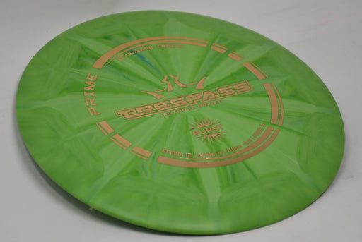 Buy Green Dynamic Prime Burst Trespass Distance Driver Disc Golf Disc (Frisbee Golf Disc) at Skybreed Discs Online Store