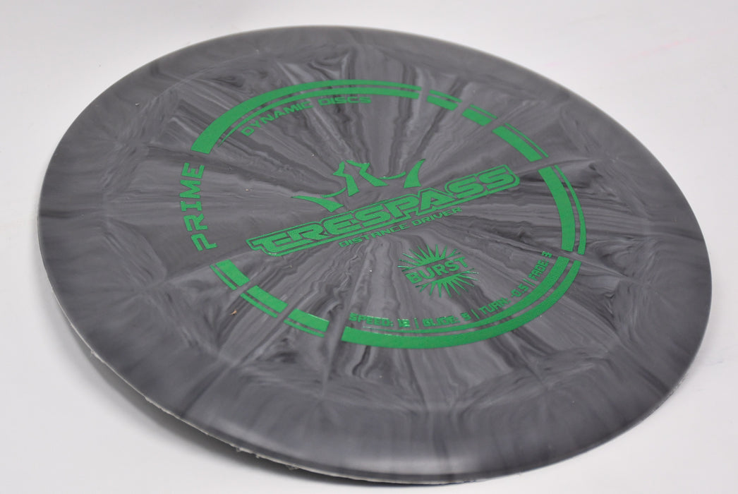 Buy Black Dynamic Prime Burst Trespass Distance Driver Disc Golf Disc (Frisbee Golf Disc) at Skybreed Discs Online Store