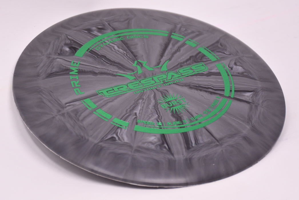 Buy Black Dynamic Prime Burst Trespass Distance Driver Disc Golf Disc (Frisbee Golf Disc) at Skybreed Discs Online Store