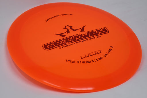 Buy Orange Dynamic Lucid Getaway Fairway Driver Disc Golf Disc (Frisbee Golf Disc) at Skybreed Discs Online Store