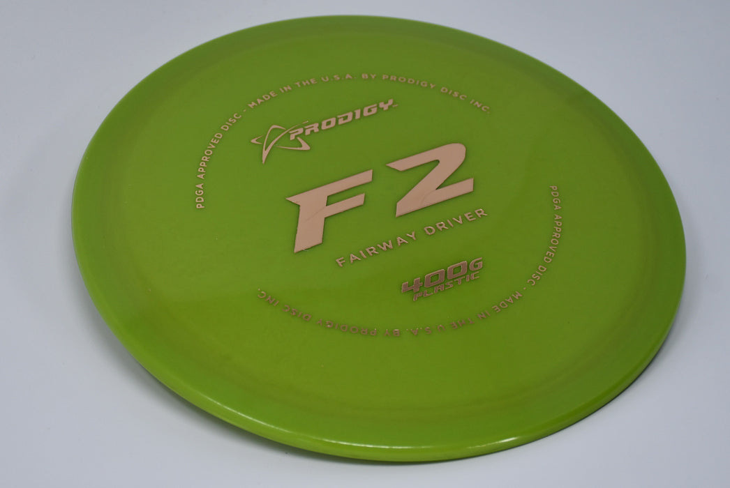 Buy Green Prodigy 400G F2 Fairway Driver Disc Golf Disc (Frisbee Golf Disc) at Skybreed Discs Online Store