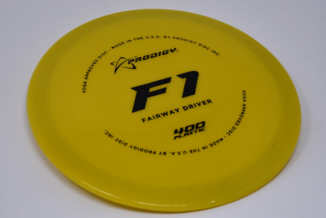 Buy Yellow Prodigy 400 F1 Fairway Driver Disc Golf Disc (Frisbee Golf Disc) at Skybreed Discs Online Store