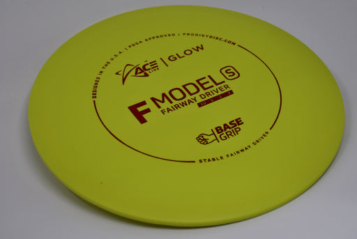 Buy Yellow Prodigy Glow BaseGrip F Model S Fairway Driver Disc Golf Disc (Frisbee Golf Disc) at Skybreed Discs Online Store