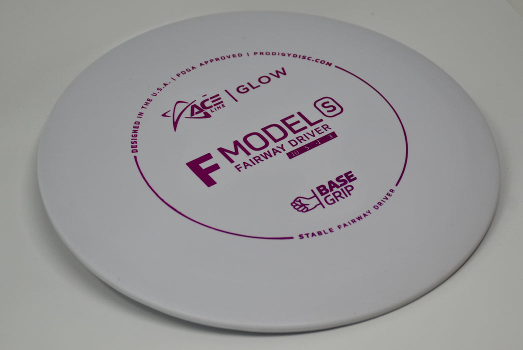 Buy White Prodigy Glow BaseGrip F Model S Fairway Driver Disc Golf Disc (Frisbee Golf Disc) at Skybreed Discs Online Store