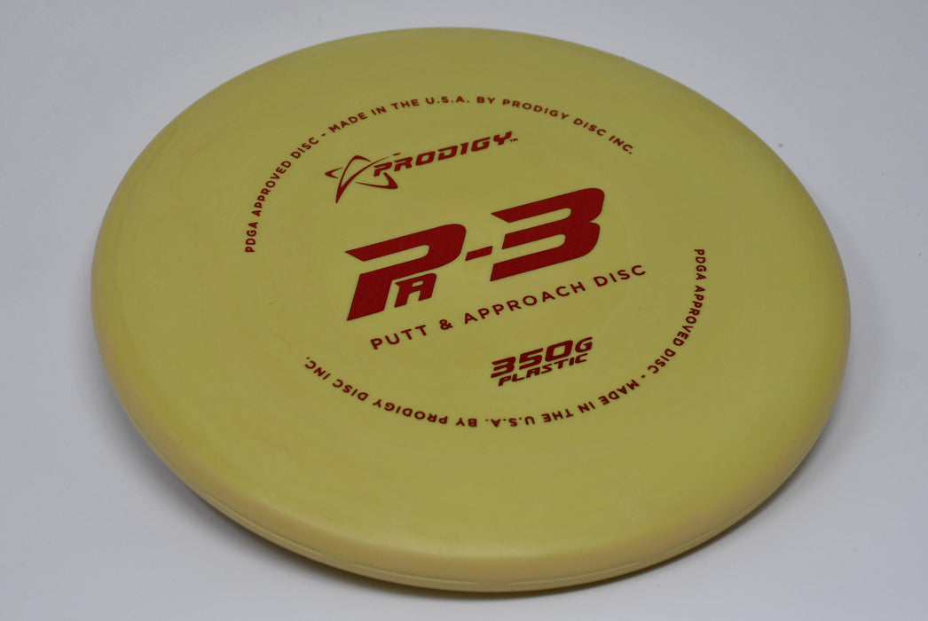 Buy Yellow Prodigy 350G PA3 Putt and Approach Disc Golf Disc (Frisbee Golf Disc) at Skybreed Discs Online Store