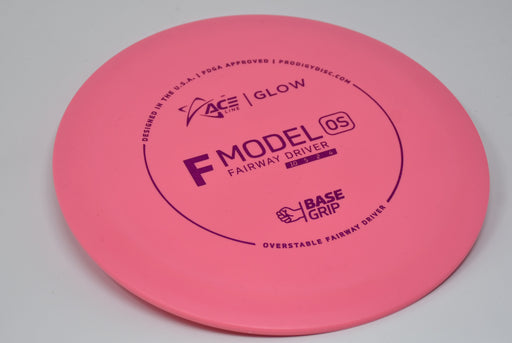 Buy Pink Prodigy Glow BaseGrip F Model OS Fairway Driver Disc Golf Disc (Frisbee Golf Disc) at Skybreed Discs Online Store