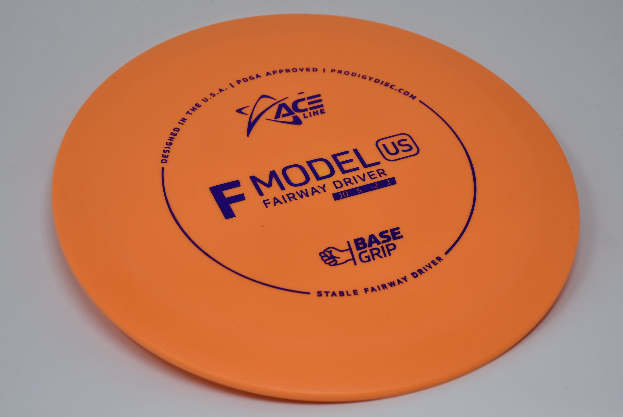 Prodigy Disc BaseGrip F Model US Fairway Driver Disc Golf Disc