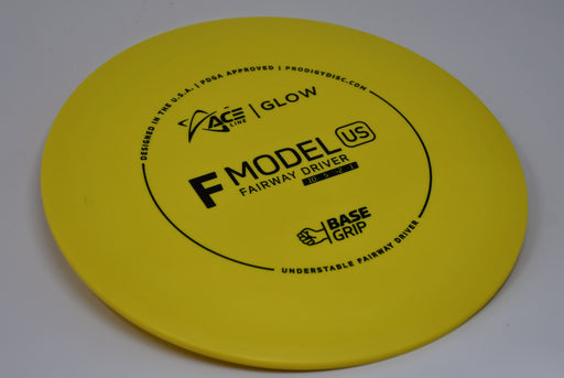 Buy Yellow Prodigy Glow BaseGrip F Model US Fairway Driver Disc Golf Disc (Frisbee Golf Disc) at Skybreed Discs Online Store