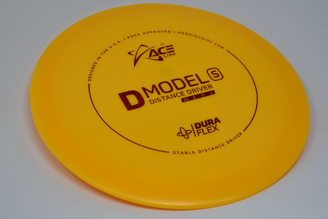 Buy Yellow Prodigy DuraFlex D Model S Distance Driver Disc Golf Disc (Frisbee Golf Disc) at Skybreed Discs Online Store