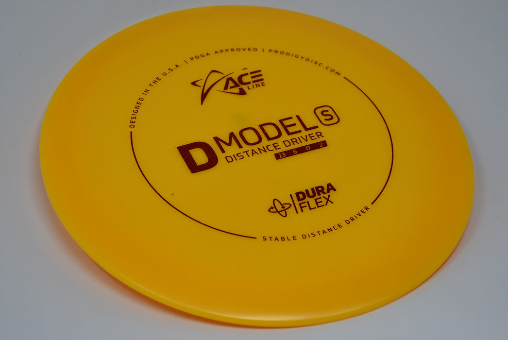 Buy Yellow Prodigy DuraFlex D Model S Distance Driver Disc Golf Disc (Frisbee Golf Disc) at Skybreed Discs Online Store