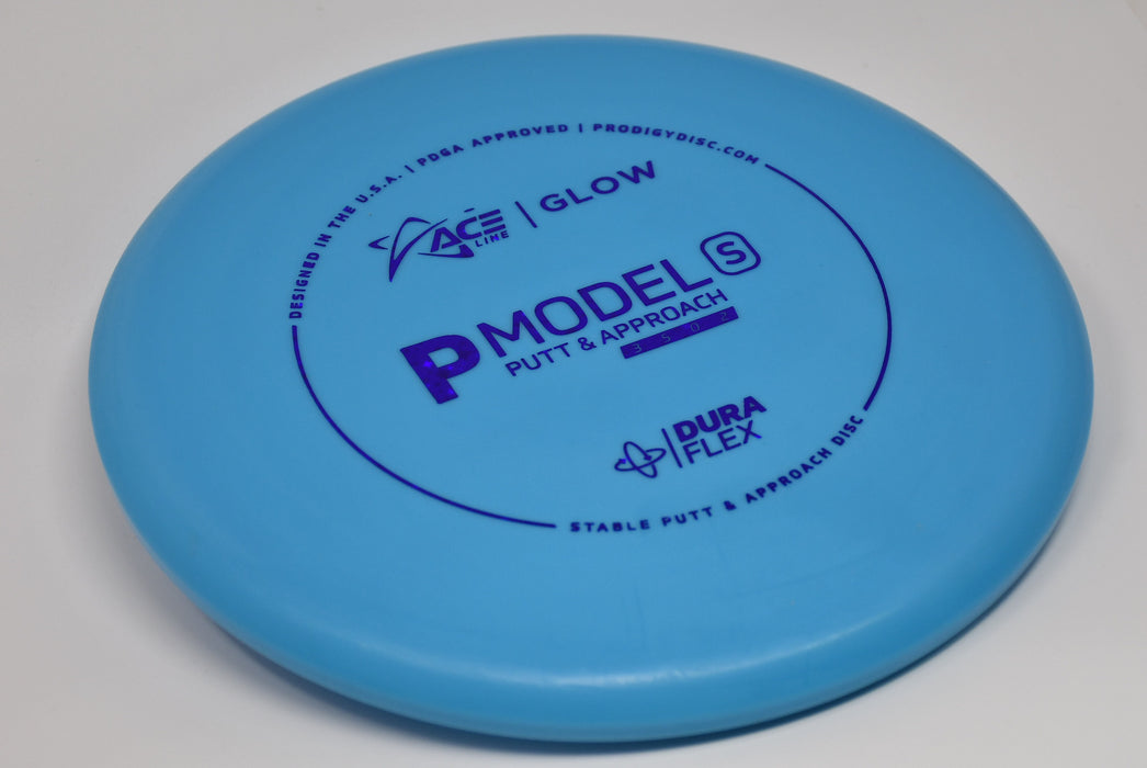 Buy Blue Prodigy Glow DuraFlex P Model S Putt and Approach Disc Golf Disc (Frisbee Golf Disc) at Skybreed Discs Online Store