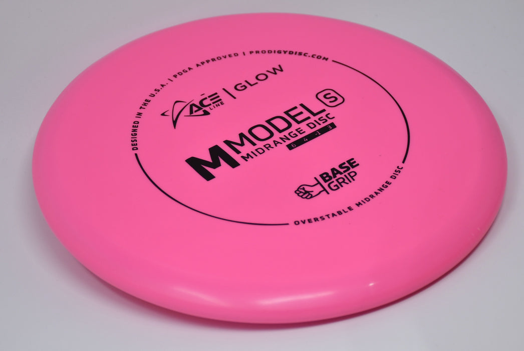 Buy Pink Prodigy Glow BaseGrip M Model S Midrange Disc Golf Disc (Frisbee Golf Disc) at Skybreed Discs Online Store