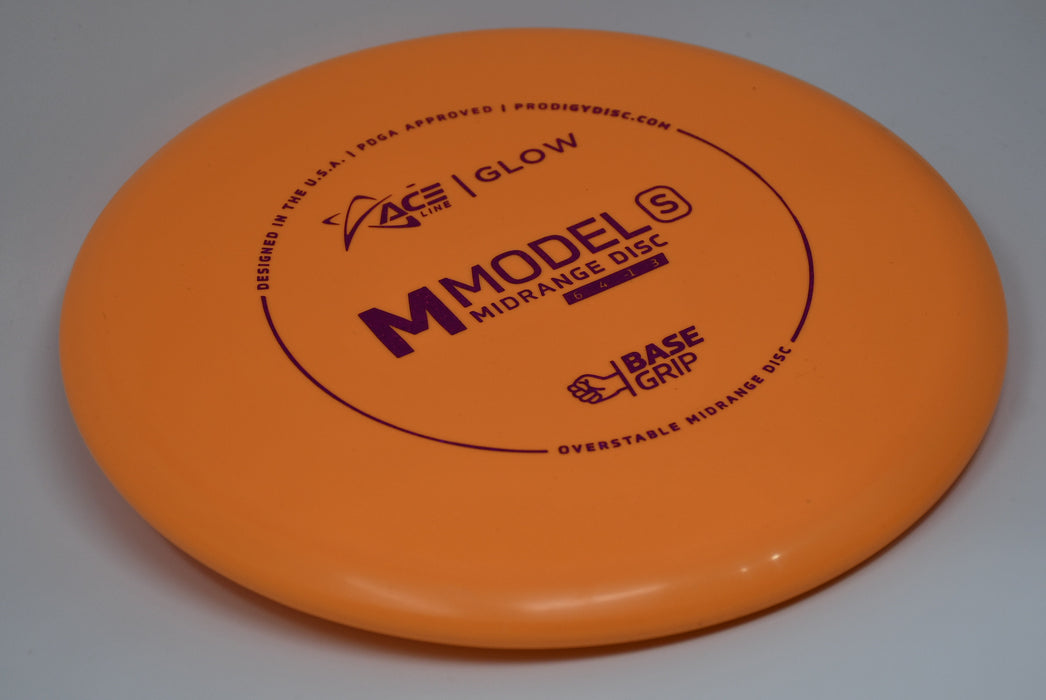 Buy Orange Prodigy Glow BaseGrip M Model S Midrange Disc Golf Disc (Frisbee Golf Disc) at Skybreed Discs Online Store