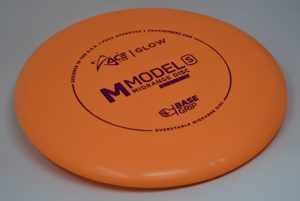 Buy Orange Prodigy Glow BaseGrip M Model S Midrange Disc Golf Disc (Frisbee Golf Disc) at Skybreed Discs Online Store