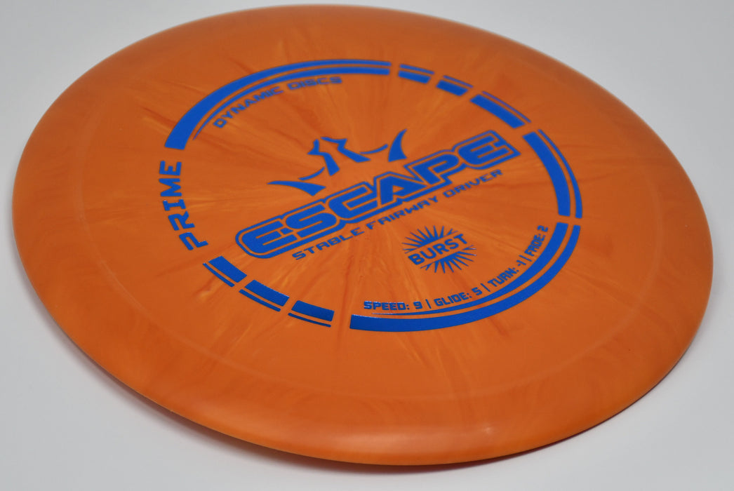 Buy Orange Dynamic Prime Burst Escape Fairway Driver Disc Golf Disc (Frisbee Golf Disc) at Skybreed Discs Online Store