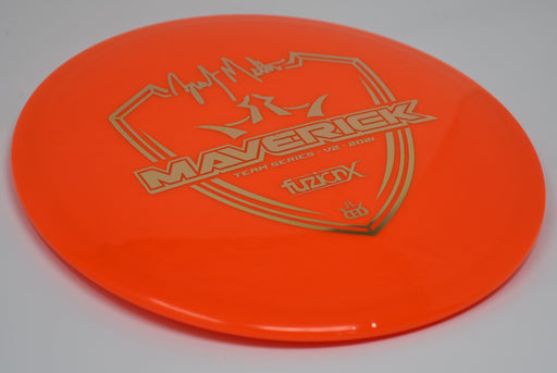 Buy Orange Dynamic Fuzion-X Maverick Zach Melton Team Series 2021 v2 Fairway Driver Disc Golf Disc (Frisbee Golf Disc) at Skybreed Discs Online Store