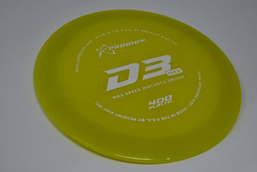 Buy Yellow Prodigy 400 D3 Max Distance Driver Disc Golf Disc (Frisbee Golf Disc) at Skybreed Discs Online Store