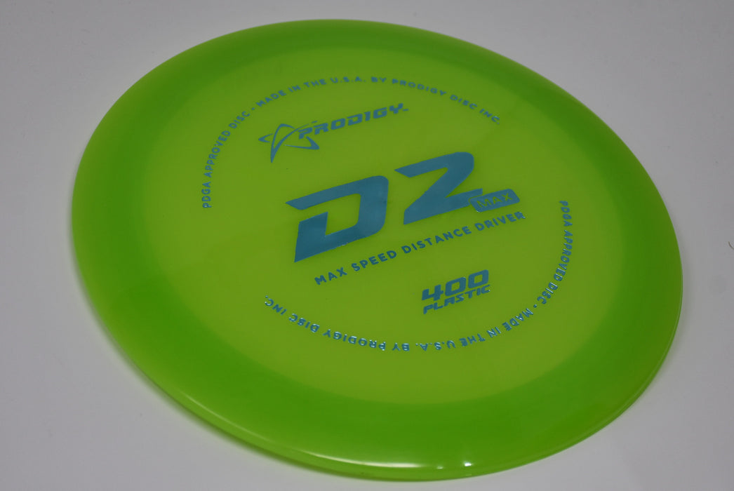 Buy Green Prodigy 400 D2 Max Distance Driver Disc Golf Disc (Frisbee Golf Disc) at Skybreed Discs Online Store