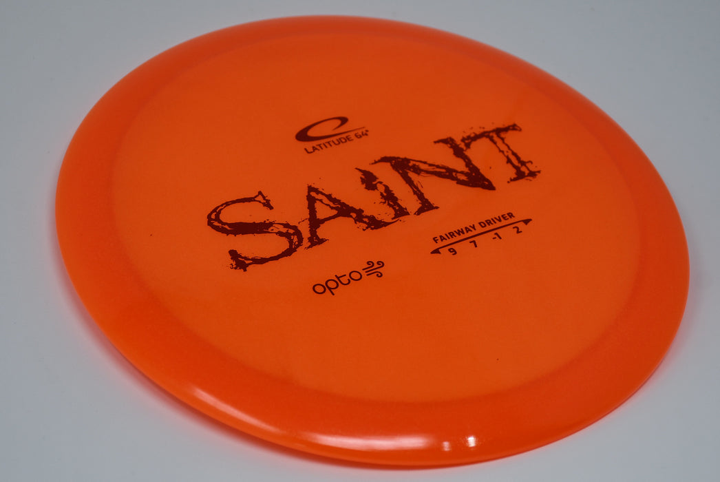 Buy Orange Latitude 64 Opto Air Saint Fairway Driver Disc Golf Disc (Frisbee Golf Disc) at Skybreed Discs Online Store