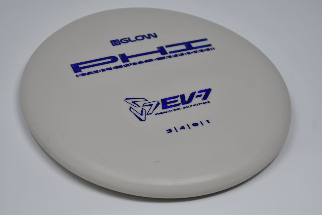 Buy White EV-7 OG Glow Phi Putt and Approach Disc Golf Disc (Frisbee Golf Disc) at Skybreed Discs Online Store