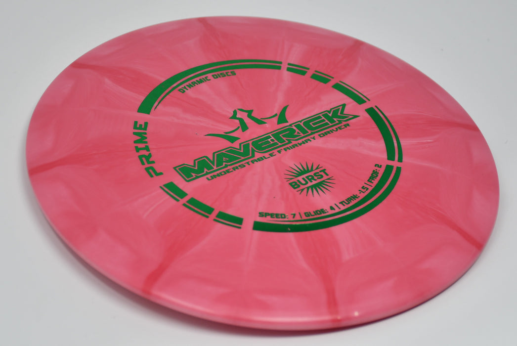 Buy Pink Dynamic Prime Burst Maverick Fairway Driver Disc Golf Disc (Frisbee Golf Disc) at Skybreed Discs Online Store