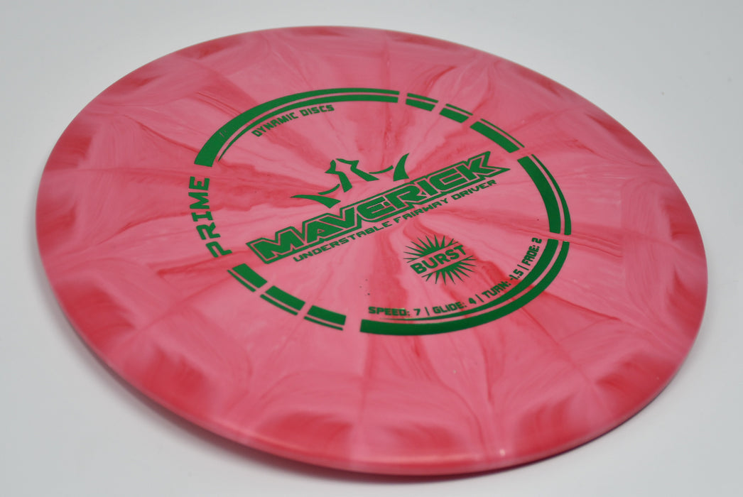 Buy Red Dynamic Prime Burst Maverick Fairway Driver Disc Golf Disc (Frisbee Golf Disc) at Skybreed Discs Online Store