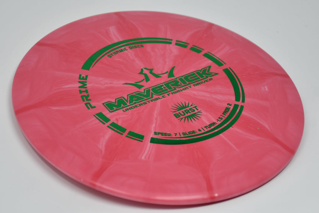Buy Red Dynamic Prime Burst Maverick Fairway Driver Disc Golf Disc (Frisbee Golf Disc) at Skybreed Discs Online Store