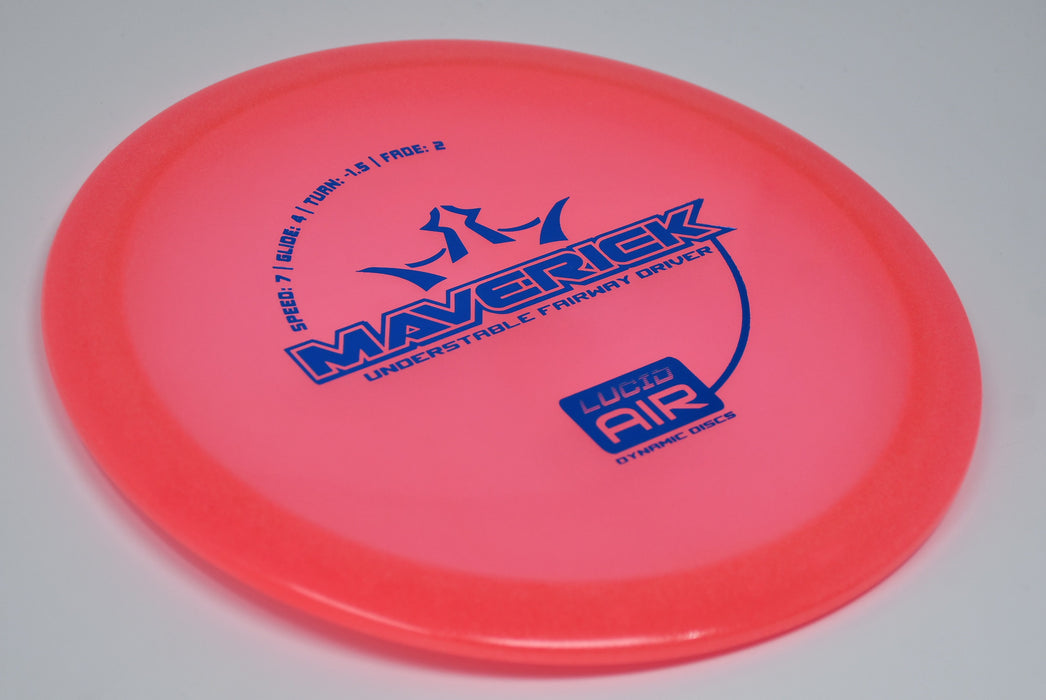 Buy Pink Dynamic Lucid Air Maverick Fairway Driver Disc Golf Disc (Frisbee Golf Disc) at Skybreed Discs Online Store