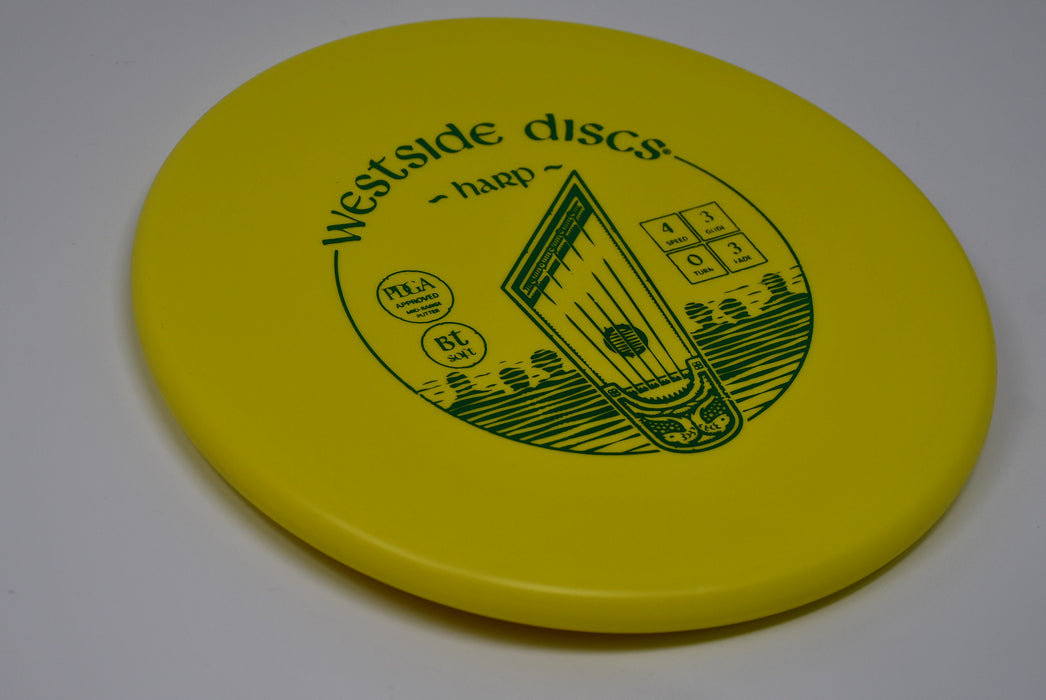 Buy Yellow Westside BT Soft Harp Putt and Approach Disc Golf Disc (Frisbee Golf Disc) at Skybreed Discs Online Store