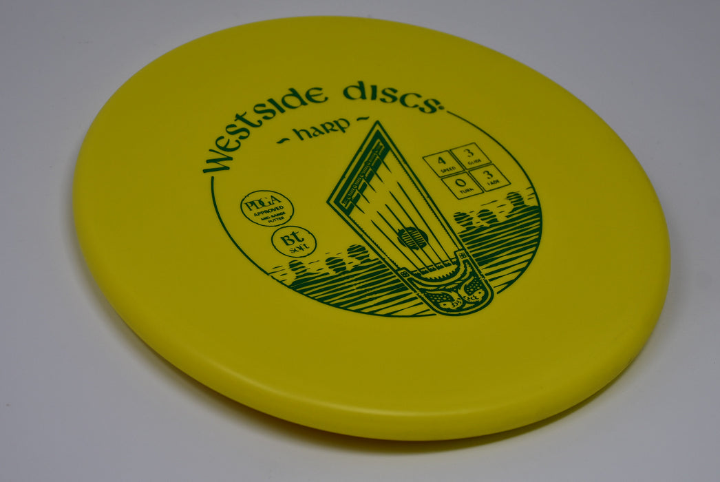 Buy Yellow Westside BT Soft Harp Putt and Approach Disc Golf Disc (Frisbee Golf Disc) at Skybreed Discs Online Store