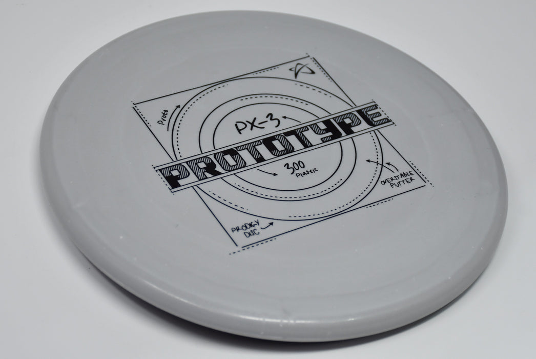 Buy Gray Prodigy 300 PX3 Prototype Putt and Approach Disc Golf Disc (Frisbee Golf Disc) at Skybreed Discs Online Store