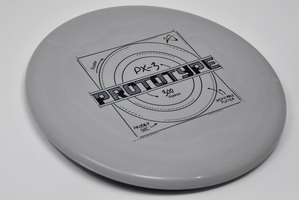 Buy Gray Prodigy 300 PX3 Prototype Putt and Approach Disc Golf Disc (Frisbee Golf Disc) at Skybreed Discs Online Store