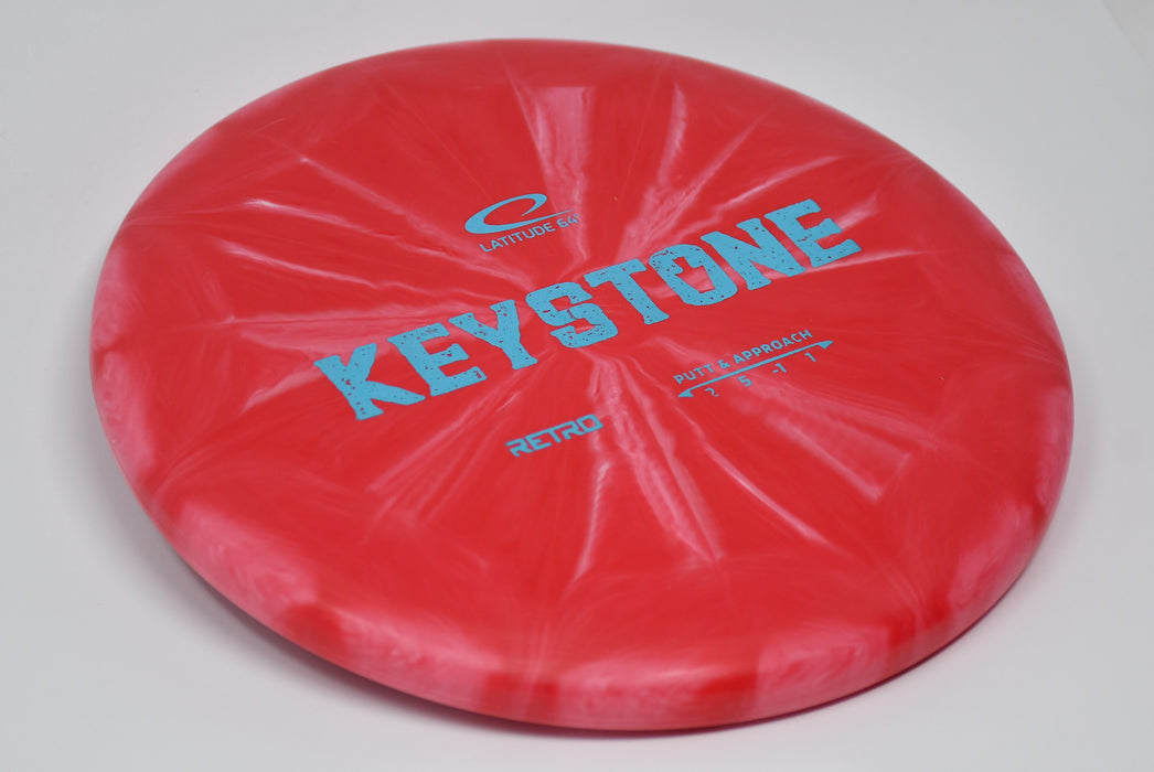 Buy Red Latitude 64 Retro Burst Keystone Putt and Approach Disc Golf Disc (Frisbee Golf Disc) at Skybreed Discs Online Store