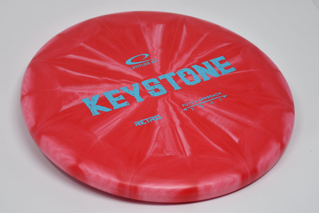Buy Red Latitude 64 Retro Burst Keystone Putt and Approach Disc Golf Disc (Frisbee Golf Disc) at Skybreed Discs Online Store