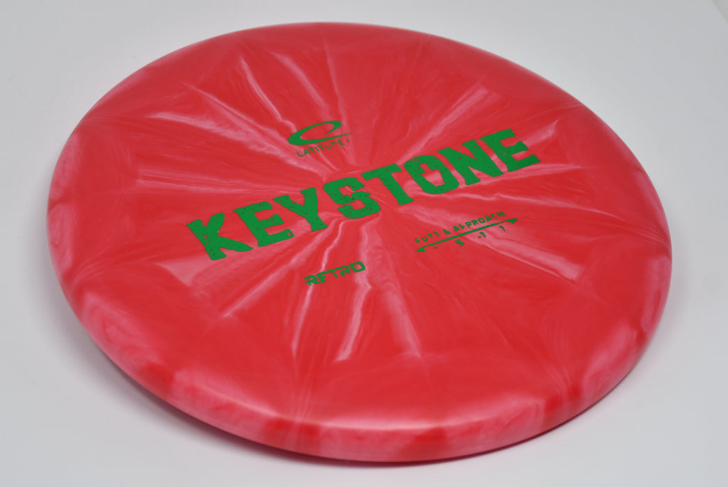 Buy Red Latitude 64 Retro Burst Keystone Putt and Approach Disc Golf Disc (Frisbee Golf Disc) at Skybreed Discs Online Store