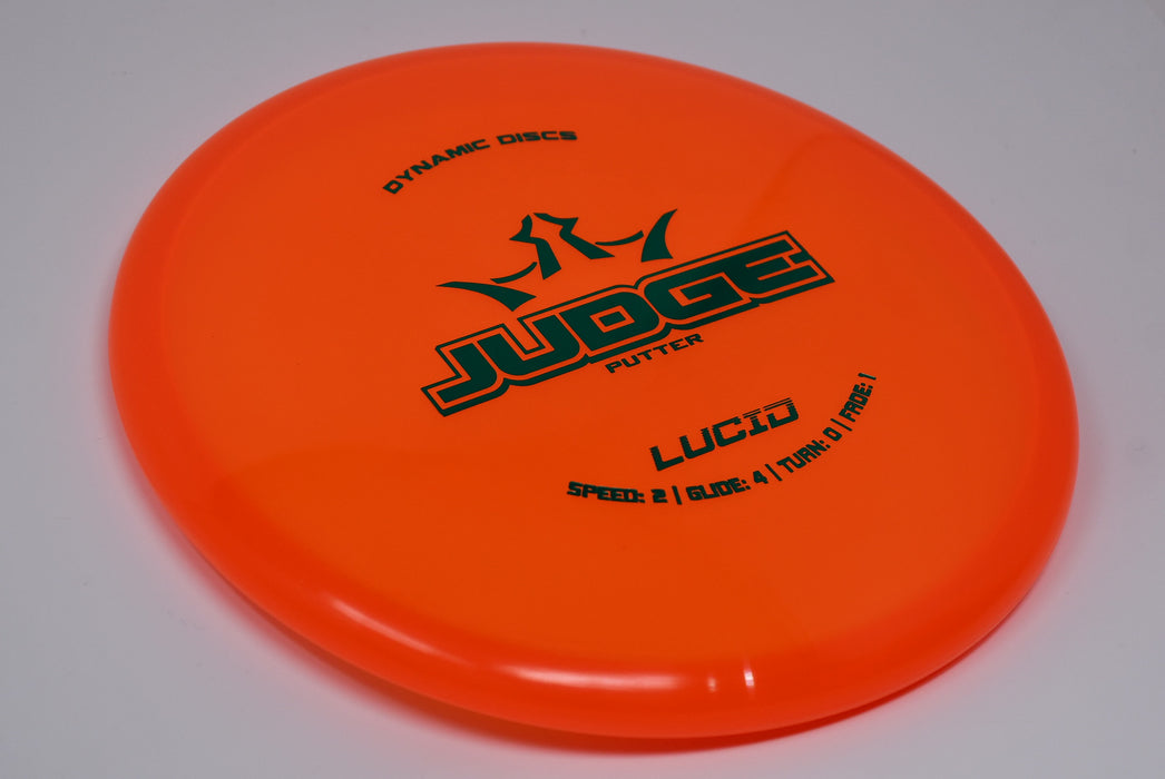 Buy Orange Dynamic Lucid Judge Putt and Approach Disc Golf Disc (Frisbee Golf Disc) at Skybreed Discs Online Store