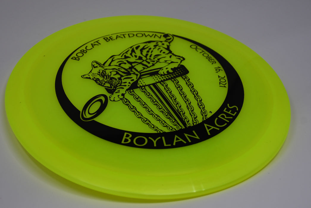 Buy Yellow Discraft Z Undertaker Bobcat Beatdown 2021 Distance Driver Disc Golf Disc (Frisbee Golf Disc) at Skybreed Discs Online Store