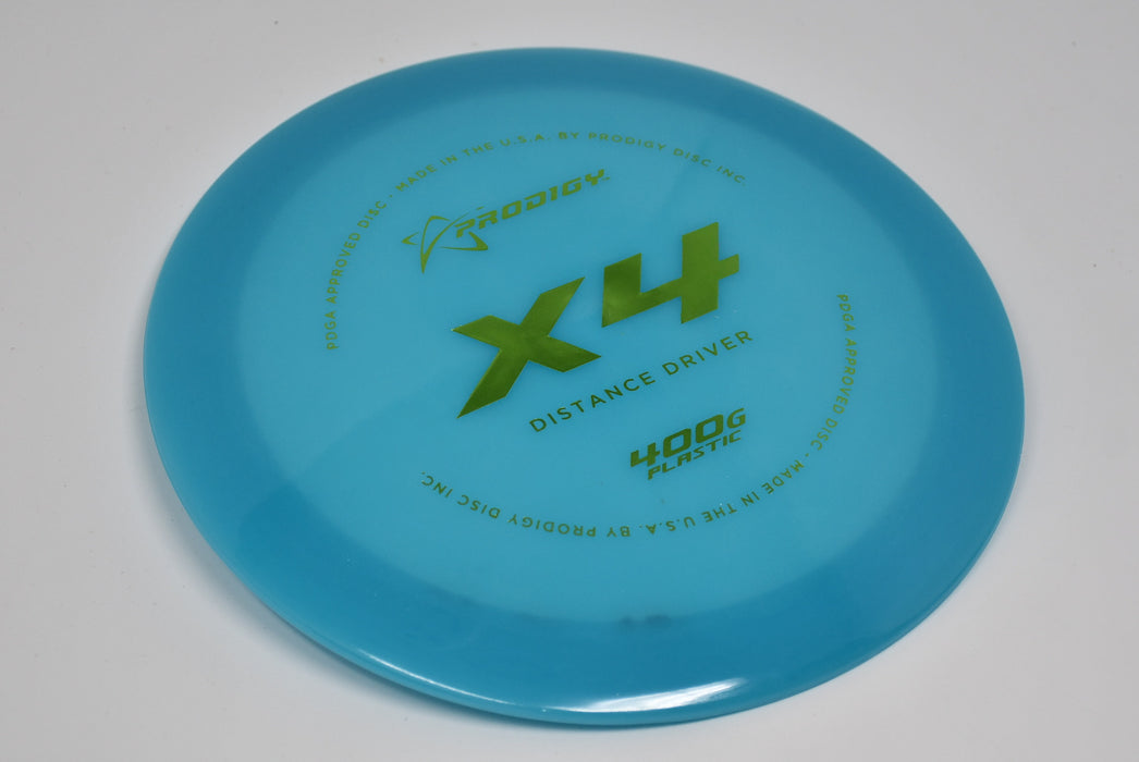 Buy Blue Prodigy 400G X4 Distance Driver Disc Golf Disc (Frisbee Golf Disc) at Skybreed Discs Online Store