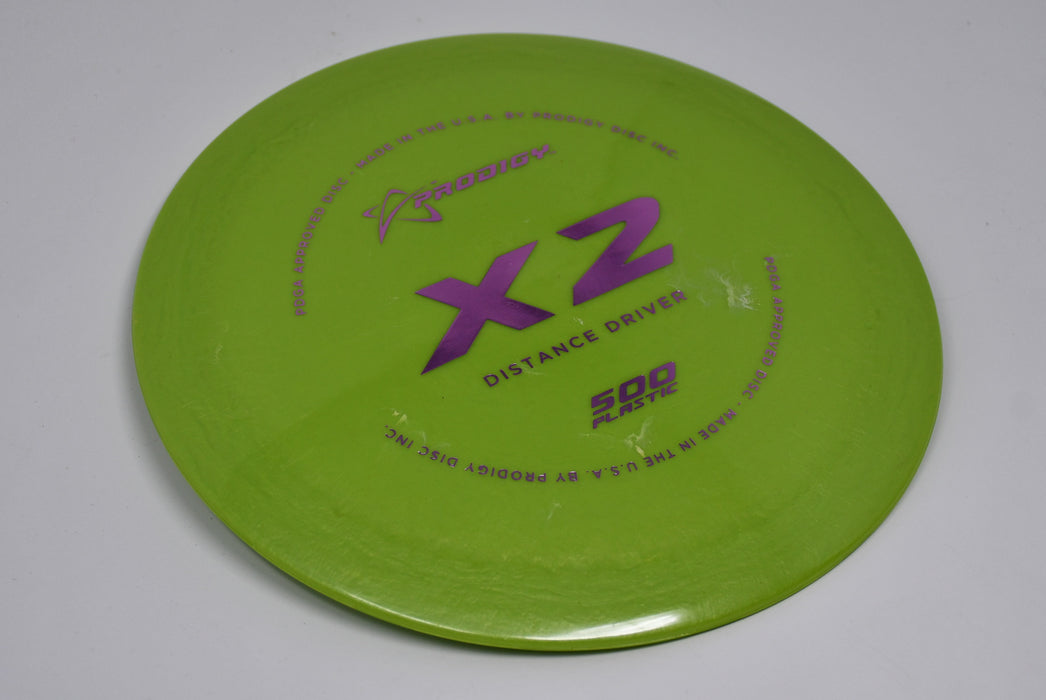 Buy Green Prodigy 500 X2 Distance Driver Disc Golf Disc (Frisbee Golf Disc) at Skybreed Discs Online Store
