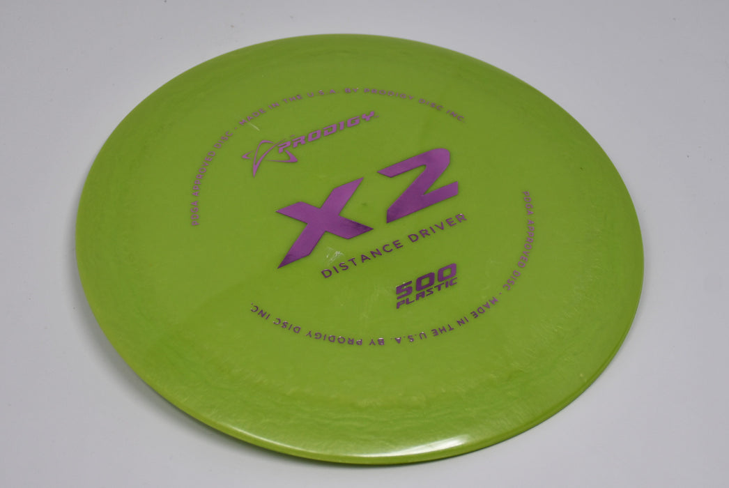 Buy Green Prodigy 500 X2 Distance Driver Disc Golf Disc (Frisbee Golf Disc) at Skybreed Discs Online Store
