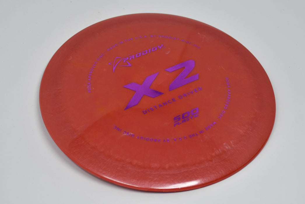 Buy Red Prodigy 500 X2 Distance Driver Disc Golf Disc (Frisbee Golf Disc) at Skybreed Discs Online Store
