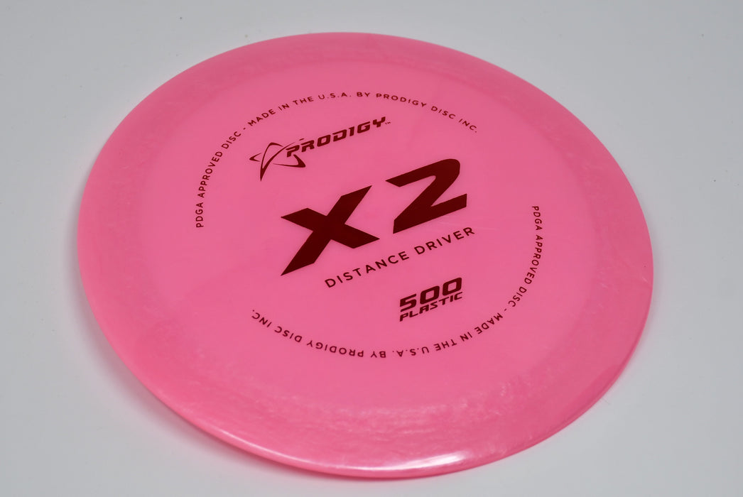 Buy Pink Prodigy 500 X2 Distance Driver Disc Golf Disc (Frisbee Golf Disc) at Skybreed Discs Online Store