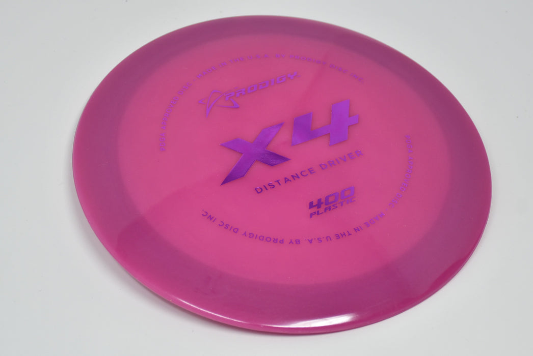 Buy Pink Prodigy 400 X4 Distance Driver Disc Golf Disc (Frisbee Golf Disc) at Skybreed Discs Online Store