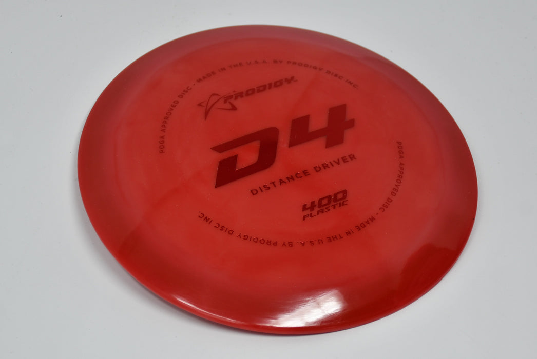 Buy Red Prodigy 400 D4 Distance Driver Disc Golf Disc (Frisbee Golf Disc) at Skybreed Discs Online Store