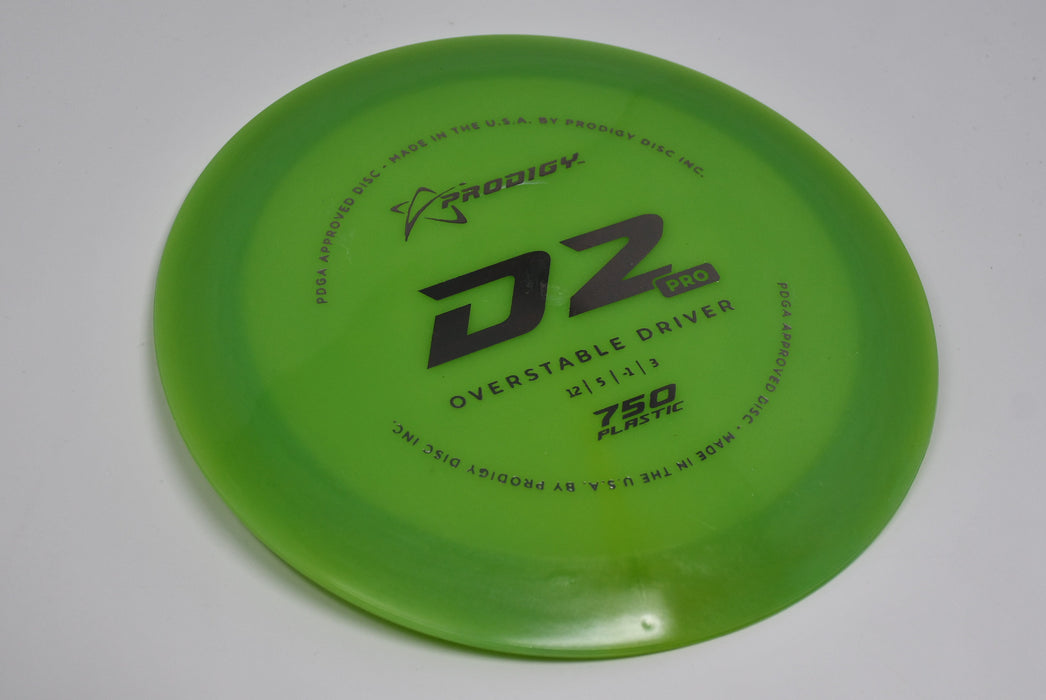 Buy Green Prodigy 750 D2 Pro Distance Driver Disc Golf Disc (Frisbee Golf Disc) at Skybreed Discs Online Store