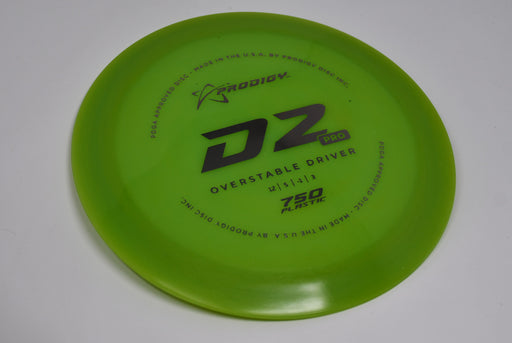 Buy Green Prodigy 750 D2 Pro Distance Driver Disc Golf Disc (Frisbee Golf Disc) at Skybreed Discs Online Store