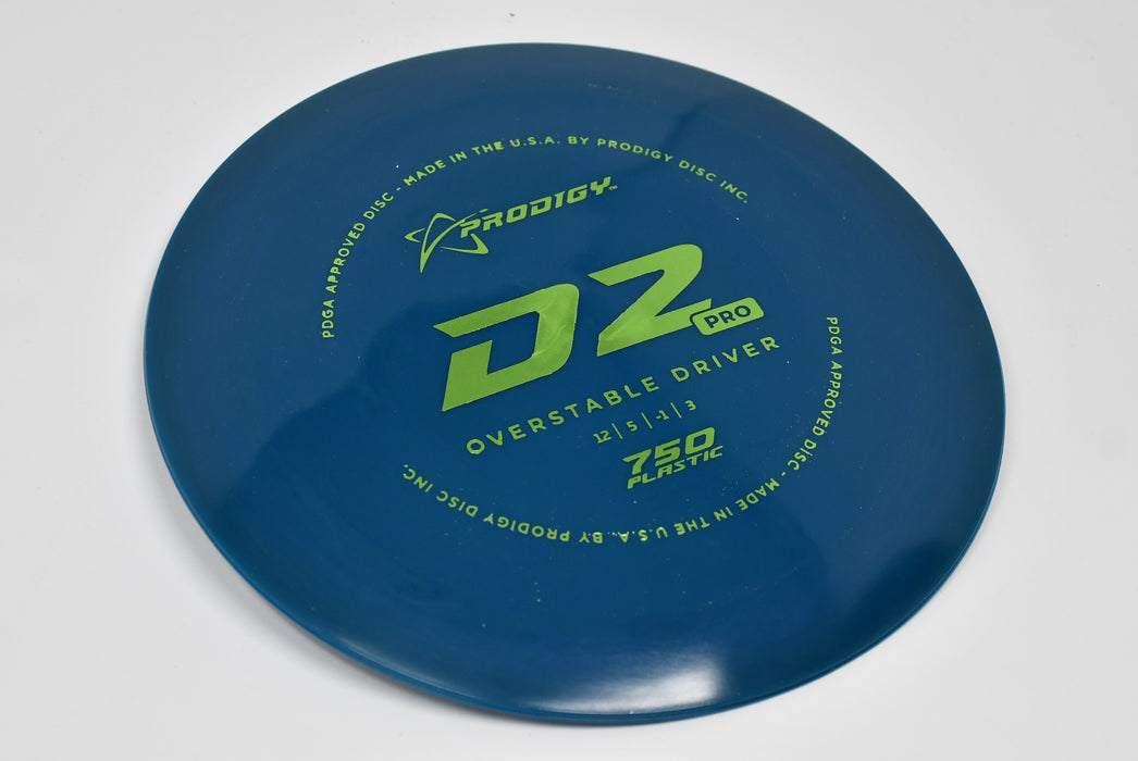 Buy Blue Prodigy 750 D2 Pro Distance Driver Disc Golf Disc (Frisbee Golf Disc) at Skybreed Discs Online Store