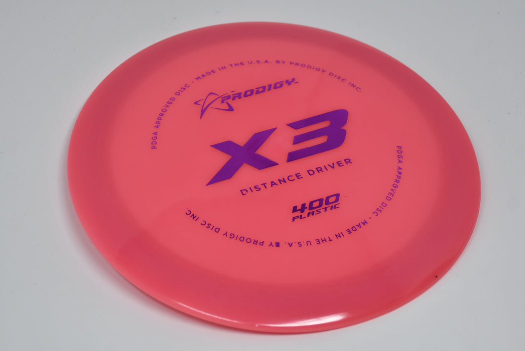 Buy Pink Prodigy 400 X3 Distance Driver Disc Golf Disc (Frisbee Golf Disc) at Skybreed Discs Online Store