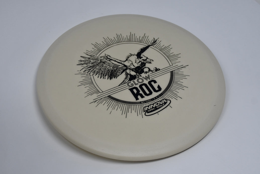 Buy White Innova DX Glow Roc Midrange Disc Golf Disc (Frisbee Golf Disc) at Skybreed Discs Online Store