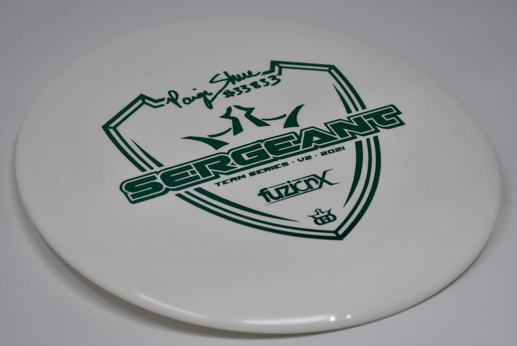 Buy White Dynamic Fuzion-X Sergeant Paige Shue Team Series 2021 V2 Fairway Driver Disc Golf Disc (Frisbee Golf Disc) at Skybreed Discs Online Store